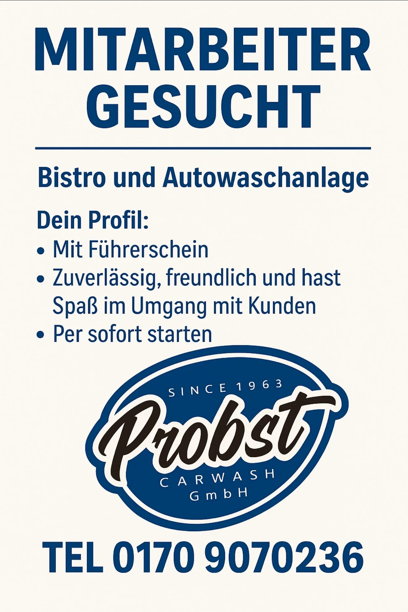 Probst Carwash GmbH - Autowaschanlage mit Bistro - Bistro-Interieur