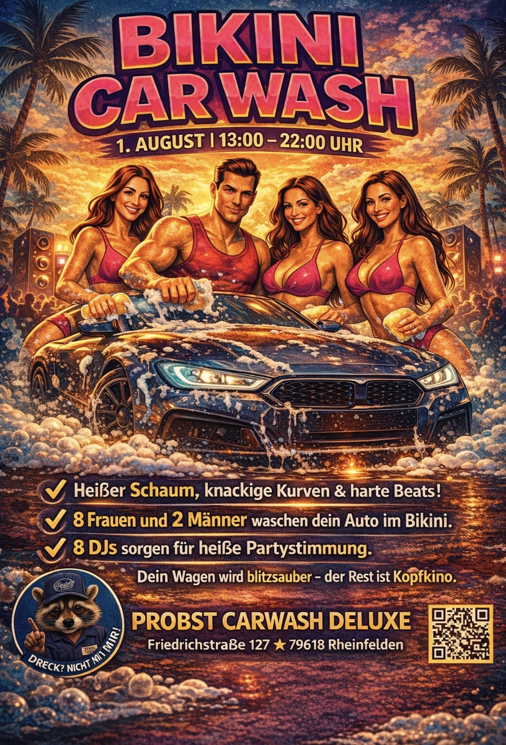 Probst Carwash GmbH - Autowaschanlage mit Bistro - Fahrzeugaufbereitungskonzept. Autoreinigung und Politur.